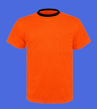 Blue Collar Dreamin Work Like a Dog high visibility construction t-shirt